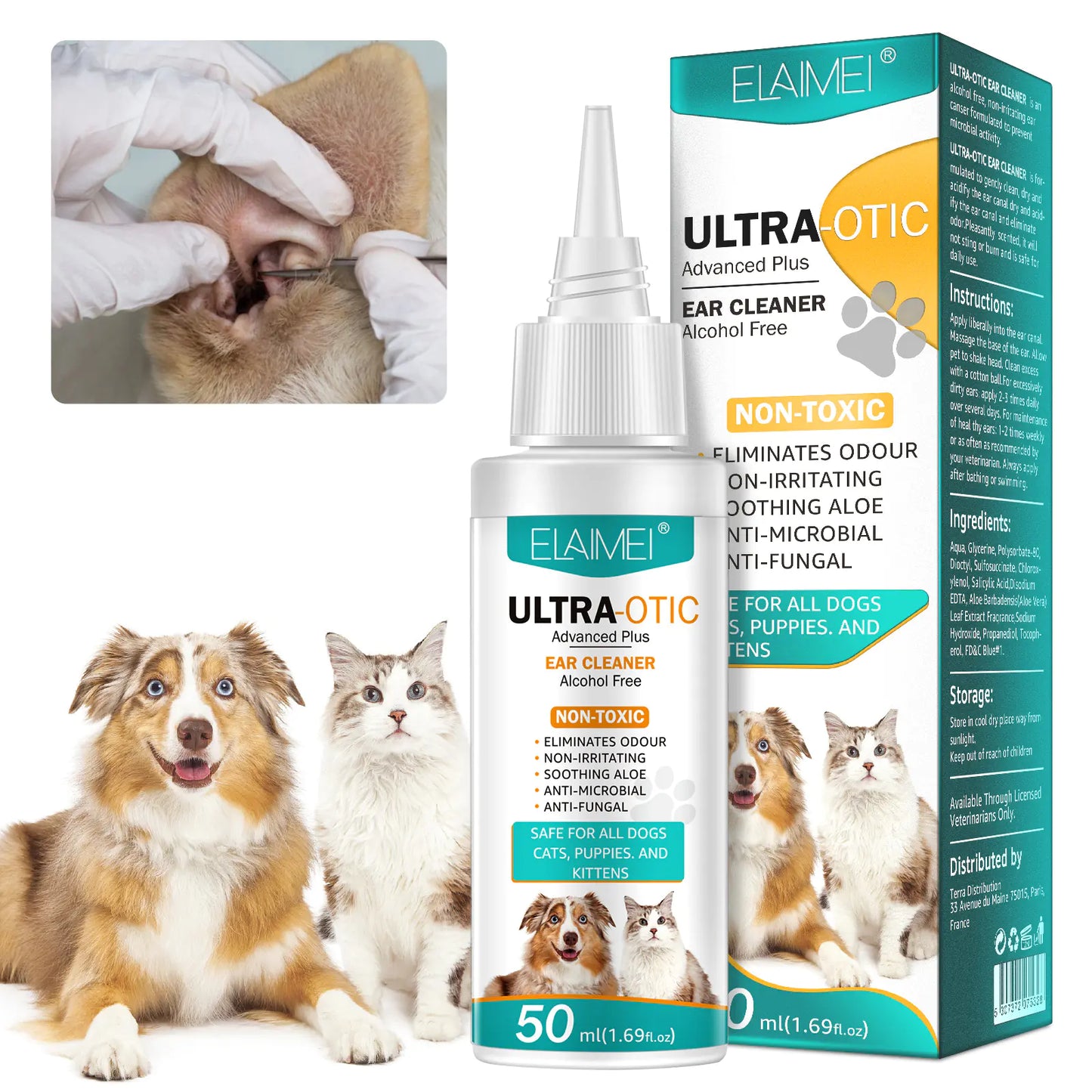 Pet Ear Cleaner 50ml by Endo33 Markets